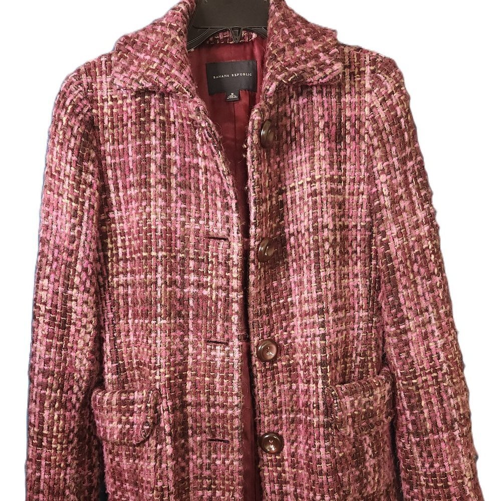Vintage Banana Republic Raw Cloth Coat